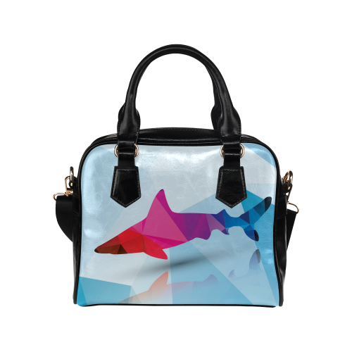 Polygonal Shark Shoulder Handbag (Model 1634)