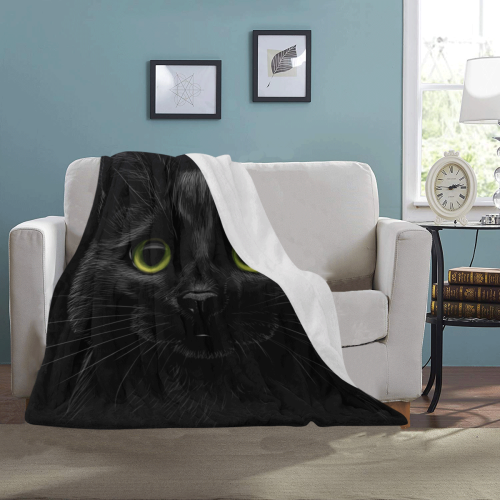 Black Cat Ultra-Soft Micro Fleece Blanket 40"x50"