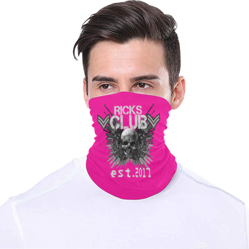 Ricks Club Pink Mask Multifunctional Headwear
