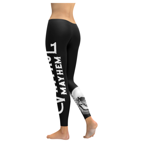 Mayhem Legging Women's Low Rise Leggings (Invisible Stitch) (Model L05)