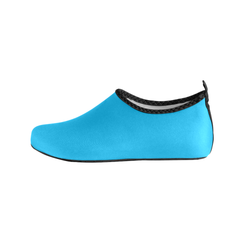 color deep sky blue Men's Slip-On Water Shoes (Model 056)
