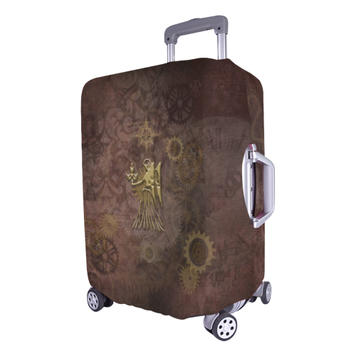 Steampunk Zodiac Virgo Luggage Cover/Large 26"-28"