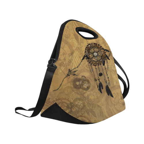 Steampunk Dreamcatcher Neoprene Lunch Bag/Large (Model 1669)