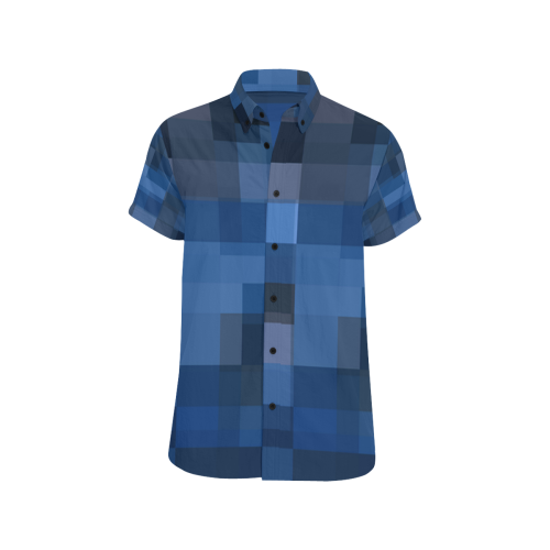 Thetroublewithboxes Men's All Over Print Short Sleeve Shirt (Model T53)
