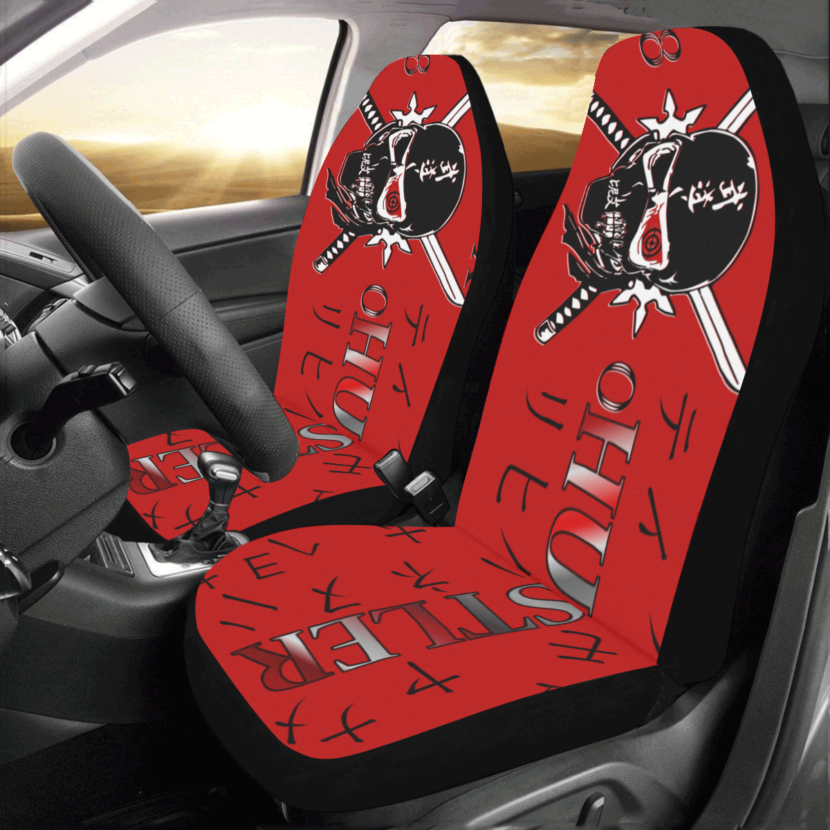 Hustler Ninja Sit Car Seat Covers (Set of 2)