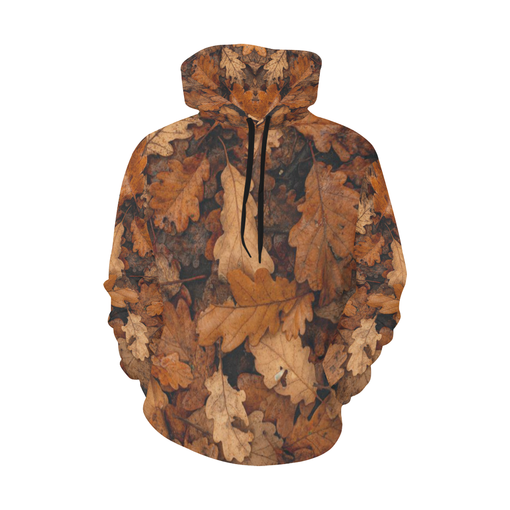 Autumn Leafes All Over Print Hoodie for Men (USA Size) (Model H13)