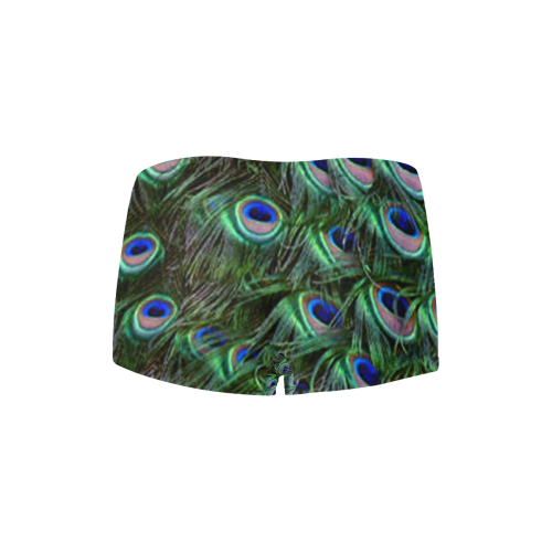 Peacock Feathers Women's All Over Print Boyshort Panties (Model L31)
