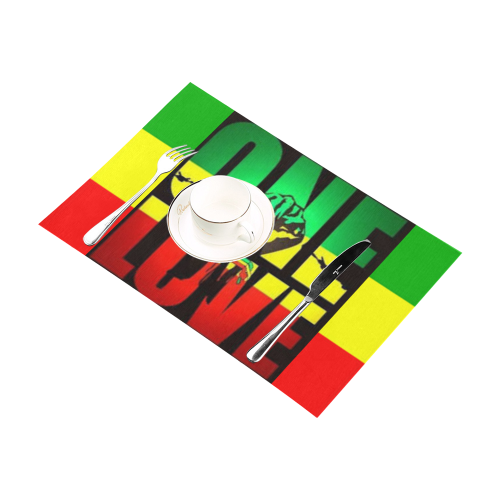 RASTA ONE LOVE CITY Placemat 12’’ x 18’’ (Set of 6)