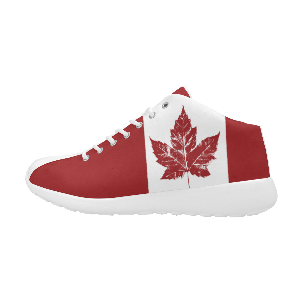 Canada Flag Basketball Shoes Cool Women's Basketball Training Shoes (Model 47502)