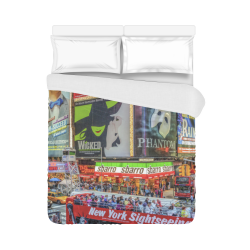 Times Square II (vertical) Duvet Cover 86"x70" ( All-over-print)
