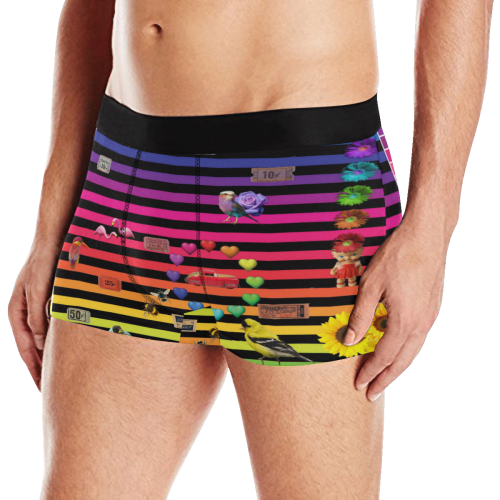 Just the Ticket Men's Boxer Briefs with Merged Design (Model  L10)