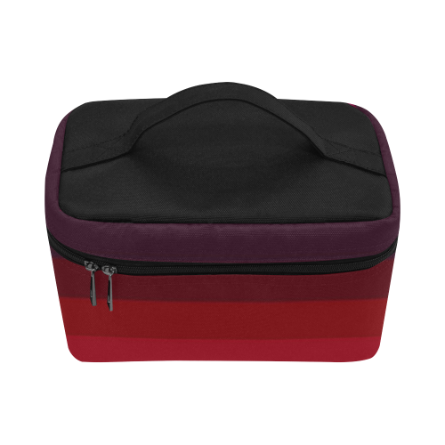 Burgundy Color Shades Cosmetic Bag/Large (Model 1658)