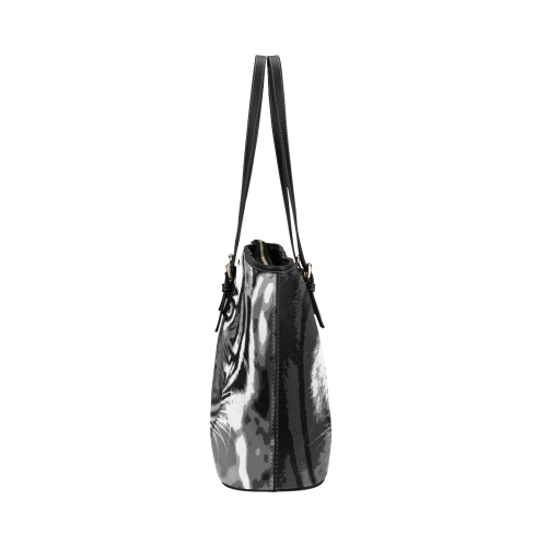 TIGER 15 Leather Tote Bag/Large (Model 1651)