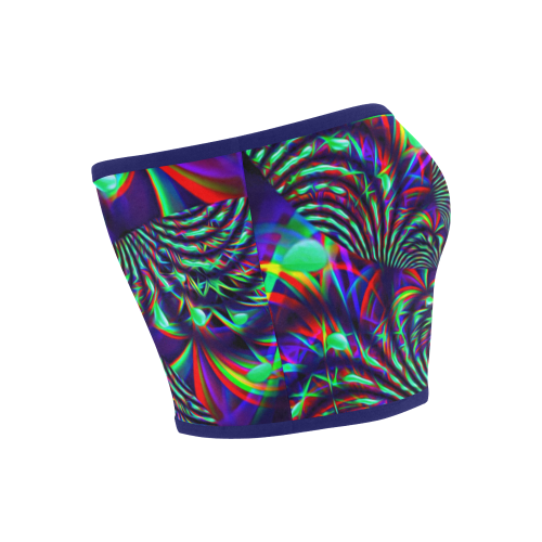 Slime Burst Fractal Bandeau Top