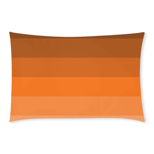 Orange stripes 3-Piece Bedding Set