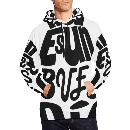 Eason All Over Print Hoodie for Men/Large Size (USA Size) (Model H13)