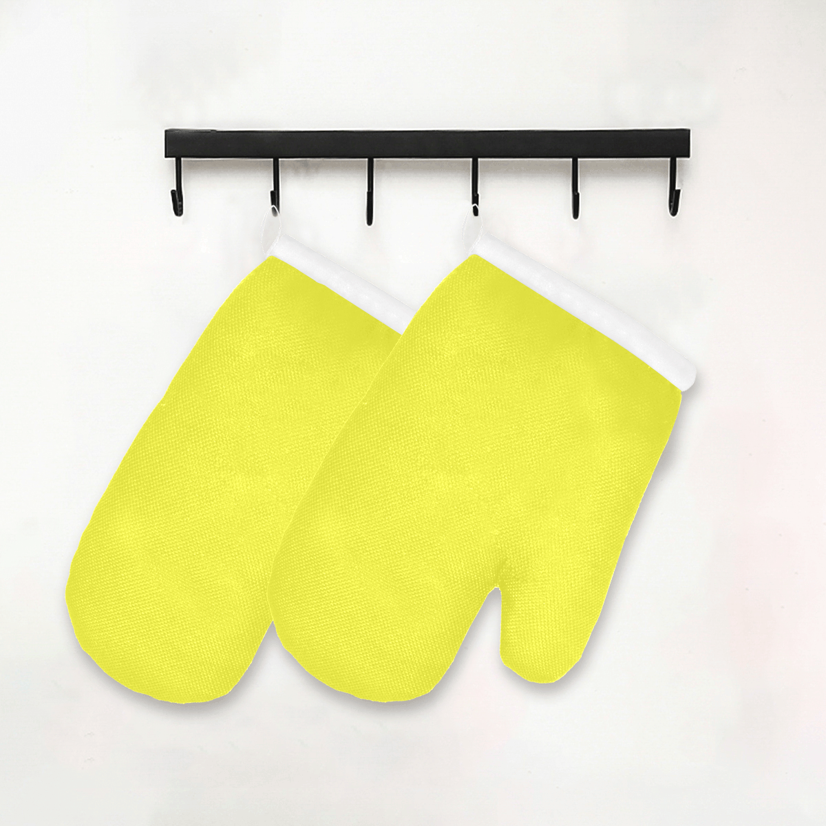 color maximum yellow Oven Mitt (Two Pieces)