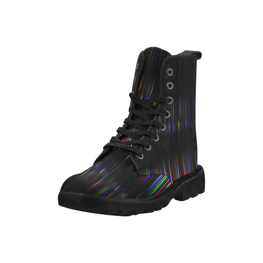 kokomektrum colors 3 Martin Boots for Women (Black) (Model 1203H)