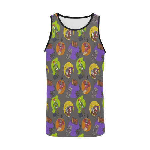 Pin-Up Witches Tank Top Men's All Over Print Tank Top (Model T57)