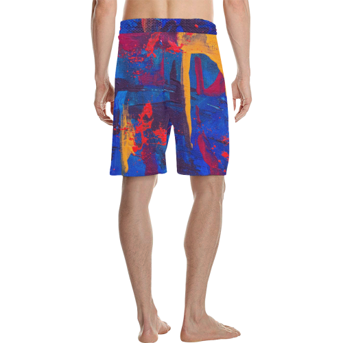 oil_l Men's All Over Print Casual Shorts (Model L23)