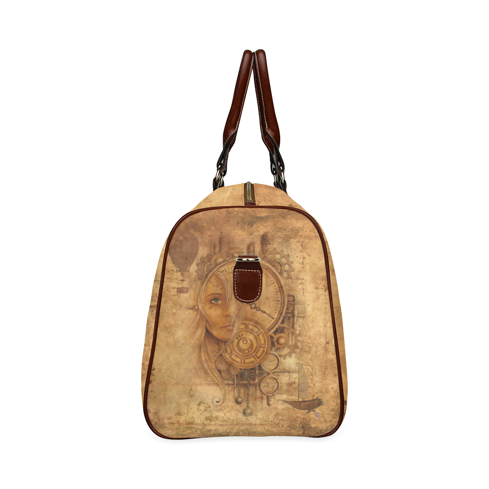 A Time Travel Of STEAMPUNK 1 Waterproof Travel Bag/Small (Model 1639)