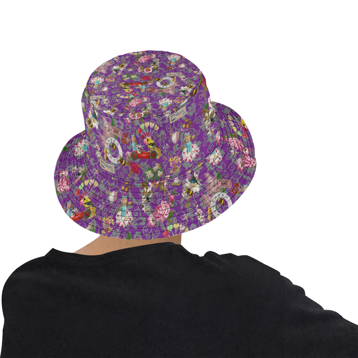Spring Bank Holiday All Over Print Bucket Hat for Men