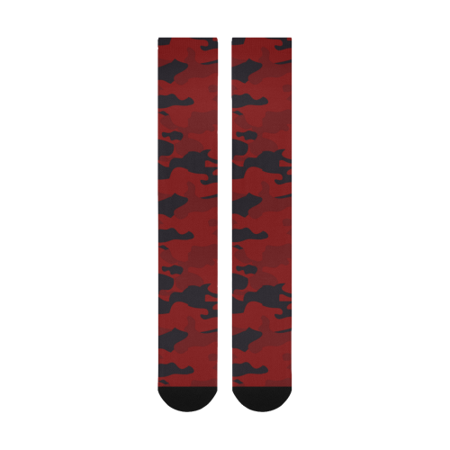 red camo Over-The-Calf Socks