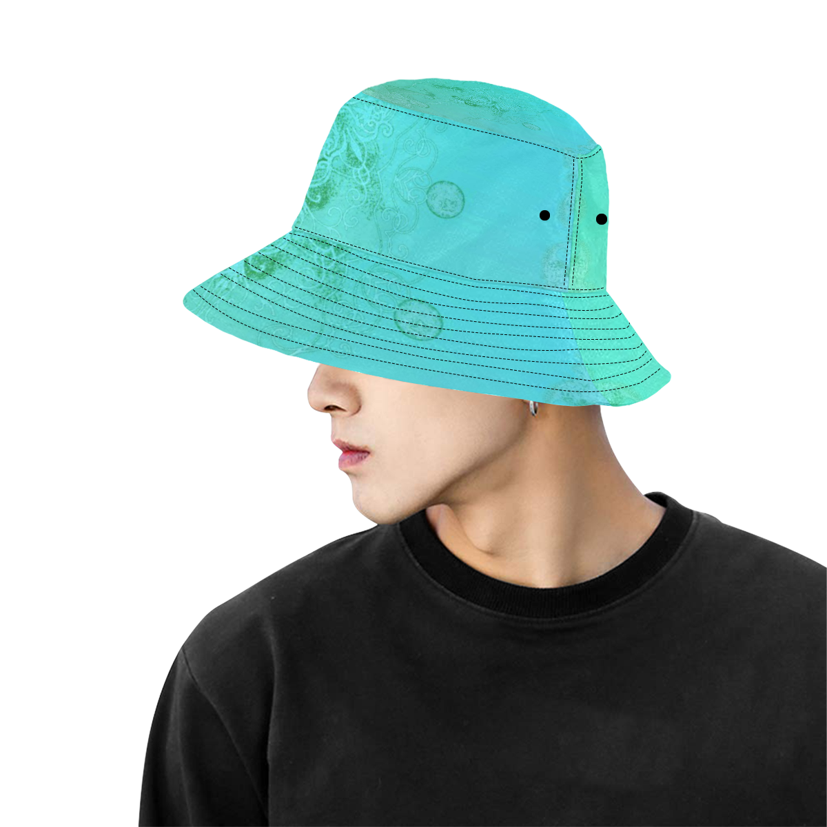 peacocq parade 22 All Over Print Bucket Hat for Men