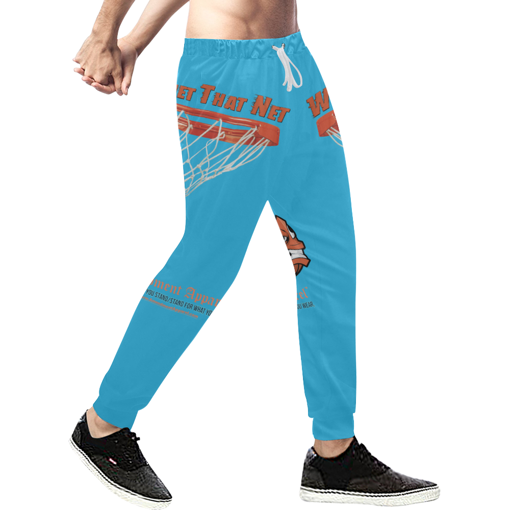 Whet That Net Sweat Pants Men's All Over Print Sweatpants (Model L11)