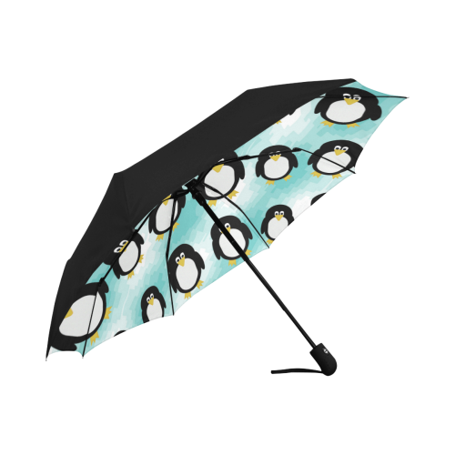Penguins Anti-UV Auto-Foldable Umbrella (Underside Printing) (U06)