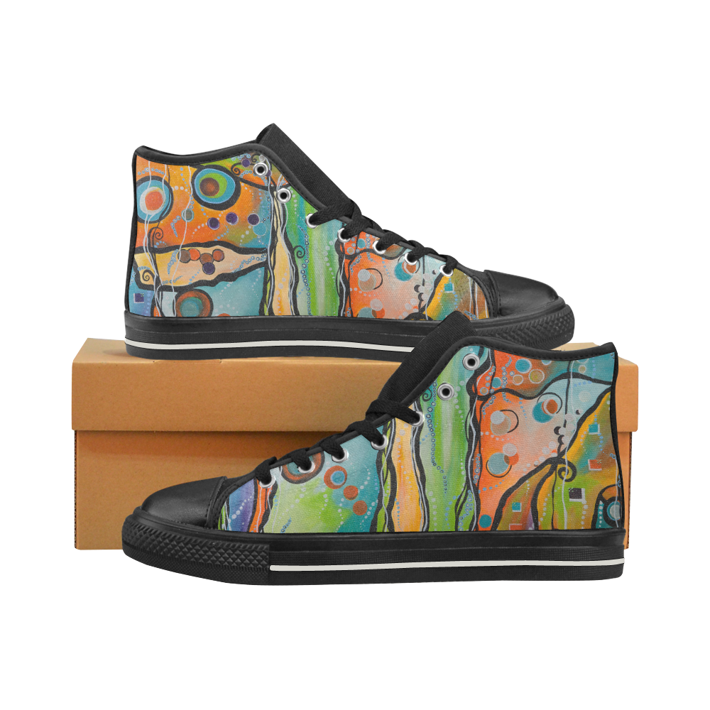 Affections High Top Canvas Shoes for Kid (Model 017)