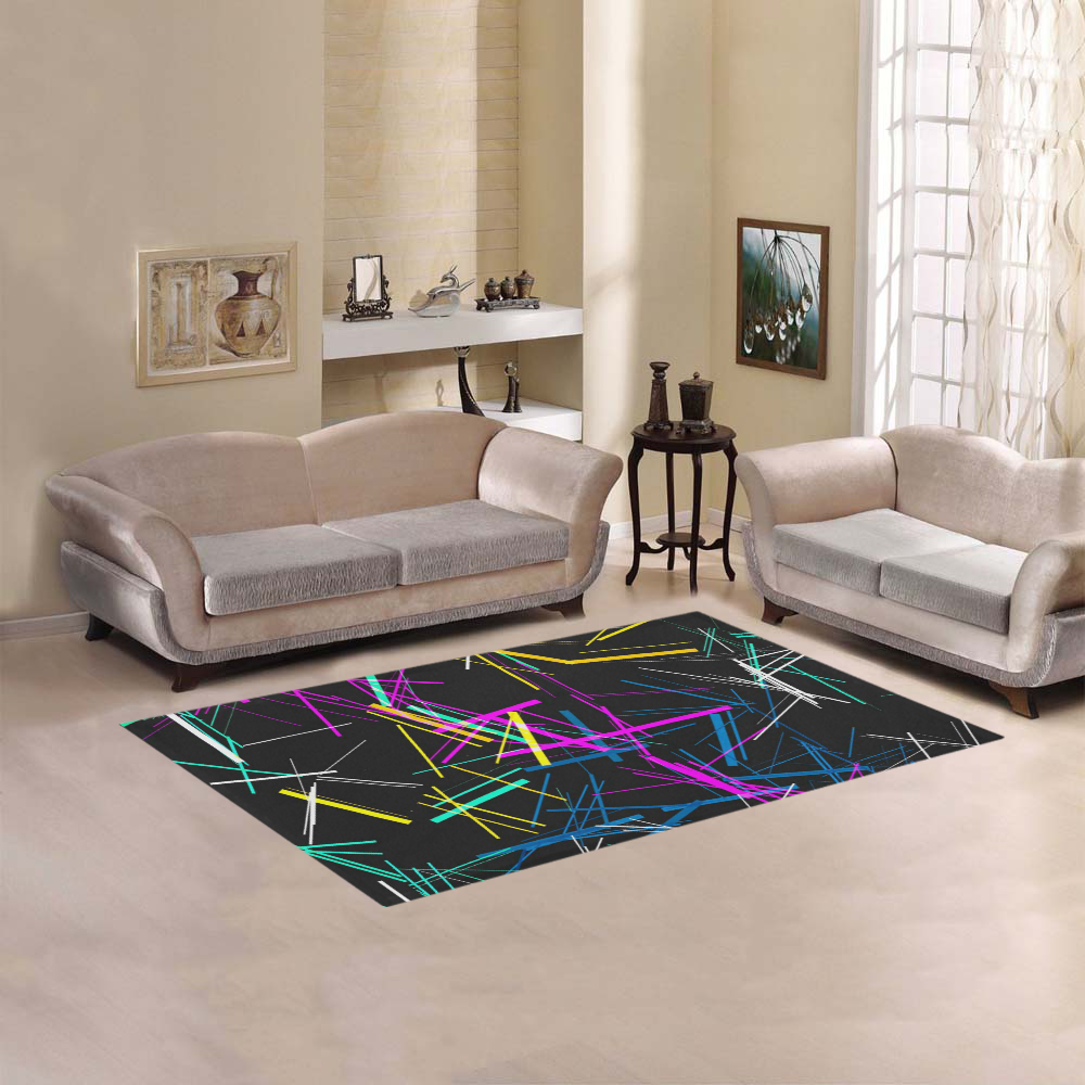 New Pattern factory 1A by JamColors Area Rug 5'x3'3''