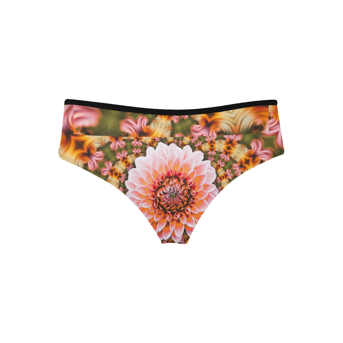 Flower's Flower Women's Hipster Panties (Model L33)