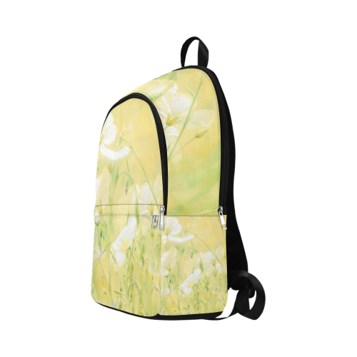 wildflowers yellow Fabric Backpack for Adult (Model 1659)