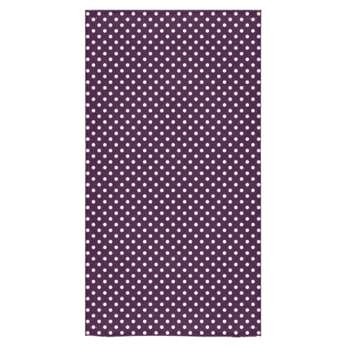 Burgundy polka dots Bath Towel 30"x56"