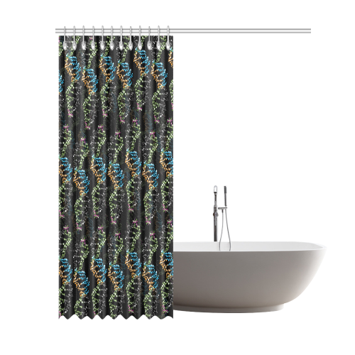 DNA pattern - Biology - Scientist Shower Curtain 69"x84"