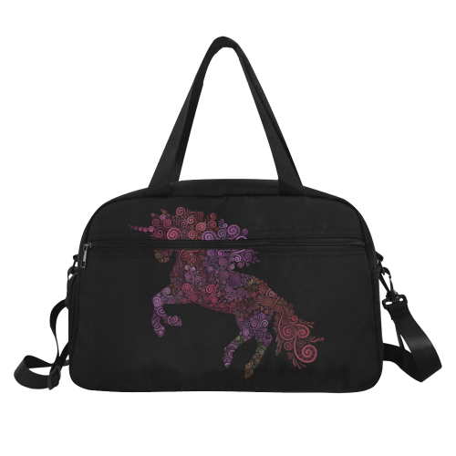 3d Psychedelic Unicorn Fitness Handbag (Model 1671)
