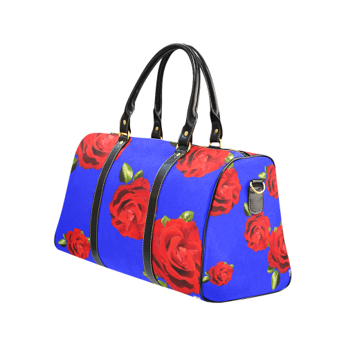 Fairlings Delight's Floral Luxury Collection- Red Rose Waterproof Travel Bag/Large 53086d11 New Waterproof Travel Bag/Large (Model 1639)