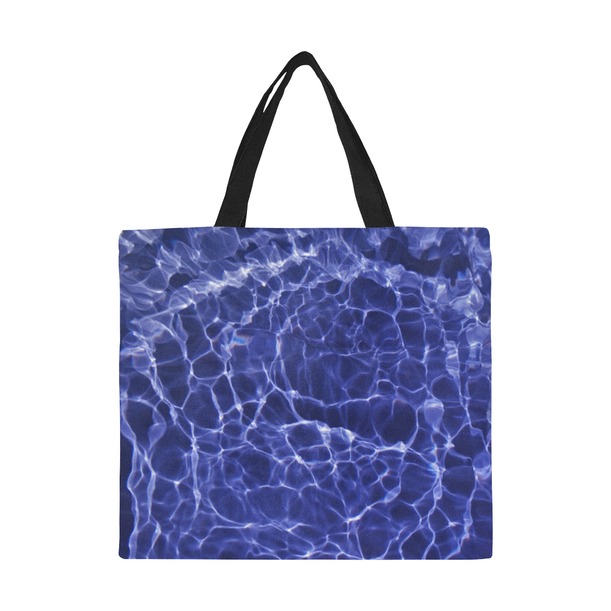 Rattled Water All Over Print Canvas Tote Bag/Large (Model 1699)