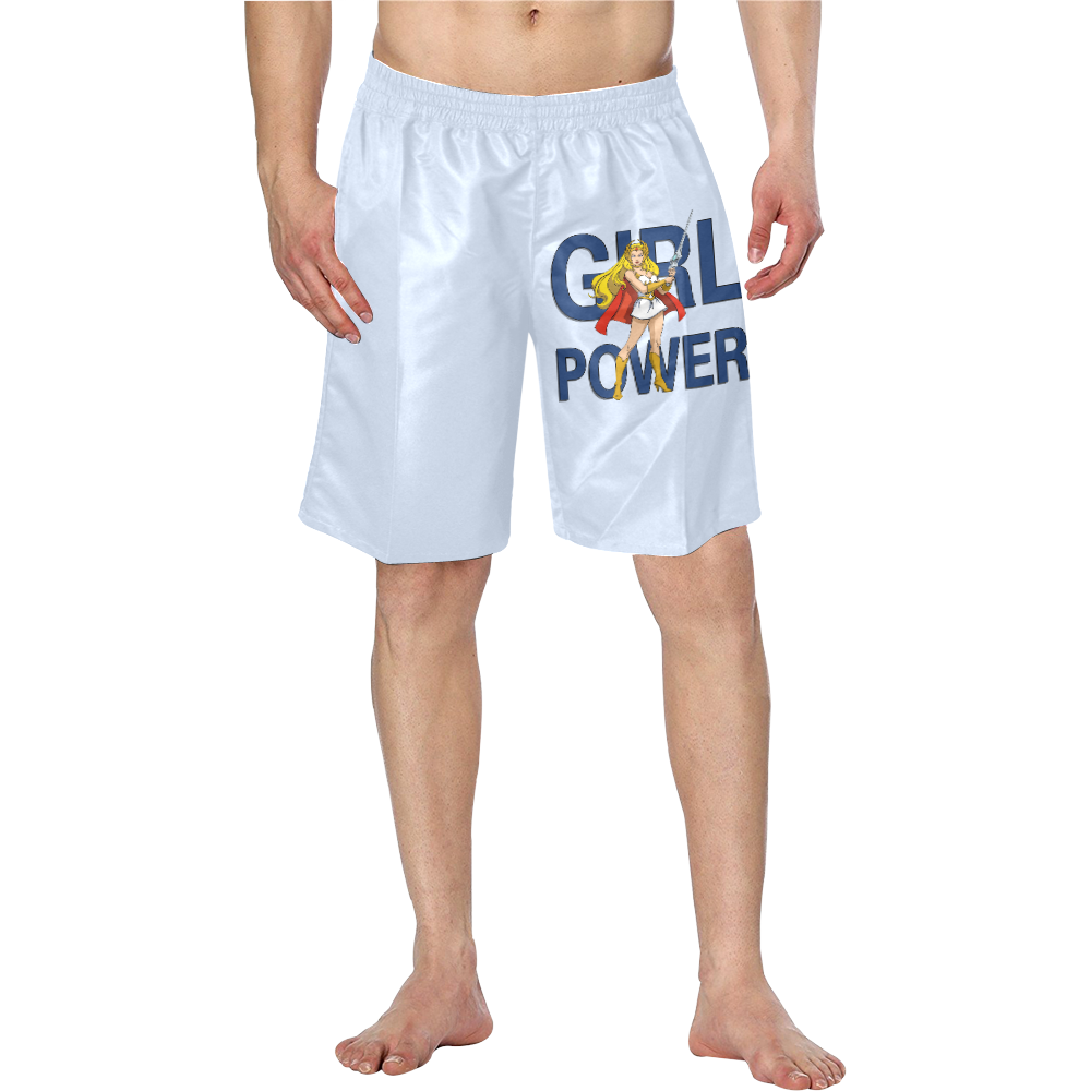 Girl Power (She-Ra) Men's Swim Trunk (Model L21)