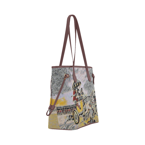 Queen Shamiram Clover Canvas Tote Bag (Model 1661)