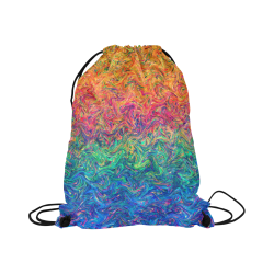 Fluid Colors G249 Large Drawstring Bag Model 1604 (Twin Sides)  16.5"(W) * 19.3"(H)