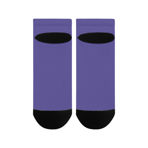 color dark slate blue Women's Ankle Socks