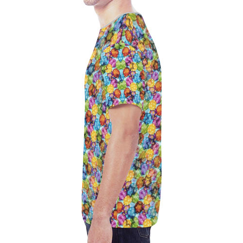 Ballon Pattern by K.Merske New All Over Print T-shirt for Men (Model T45)