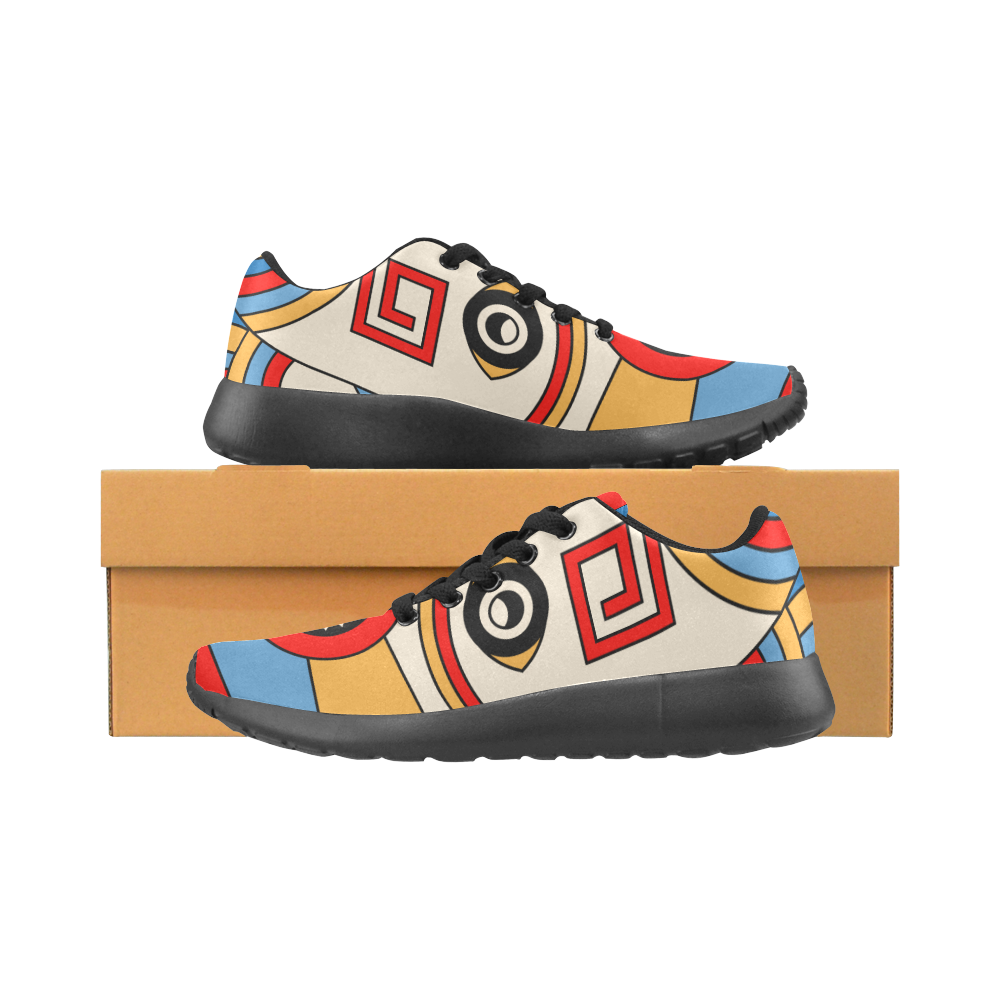 Aztec Religion Tribal Men’s Running Shoes (Model 020)