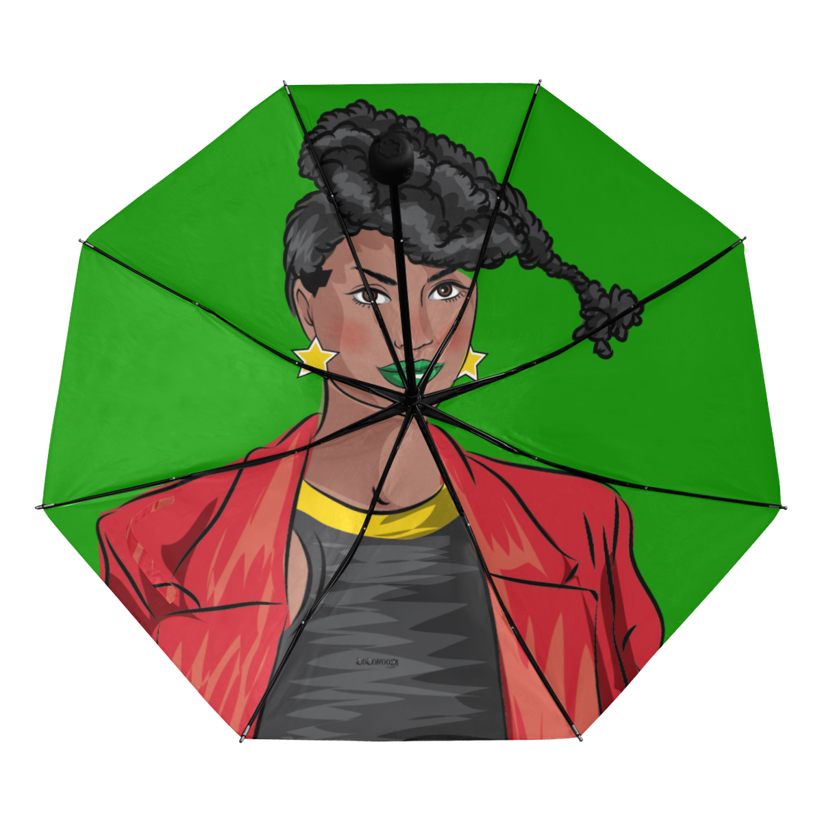 skb umbrella head-8 Anti-UV Foldable Umbrella (Underside Printing) (U07)