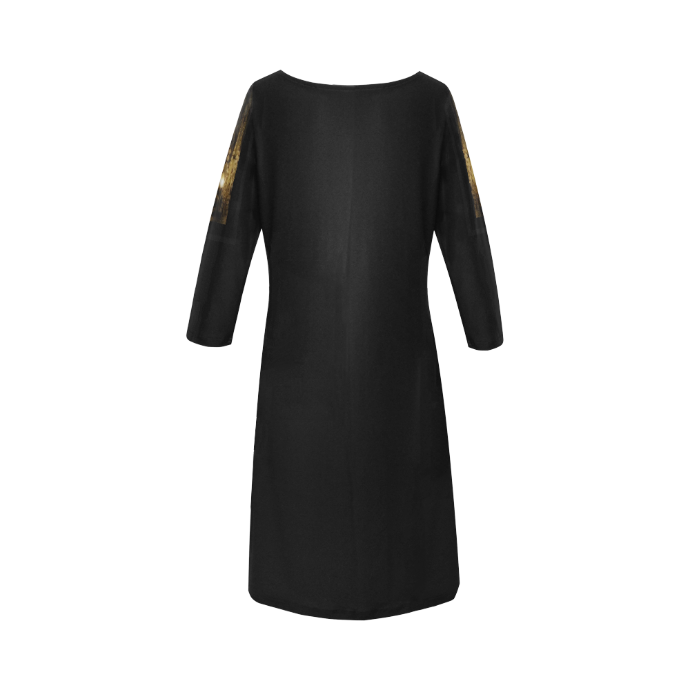Black: Glittering Chandelier #LoveDreamInspireCo Round Collar Dress (D22)
