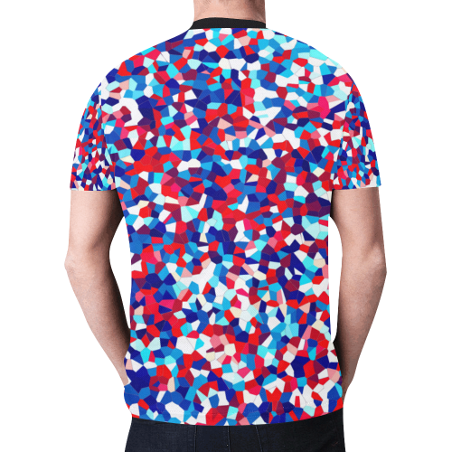 geometric pattern New All Over Print T-shirt for Men (Model T45)