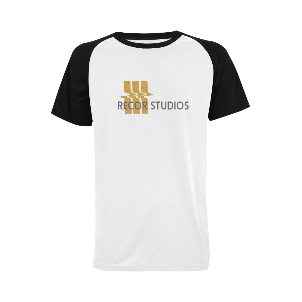 Recor Studios Logobb Men's Raglan T-shirt (USA Size) (Model T11)