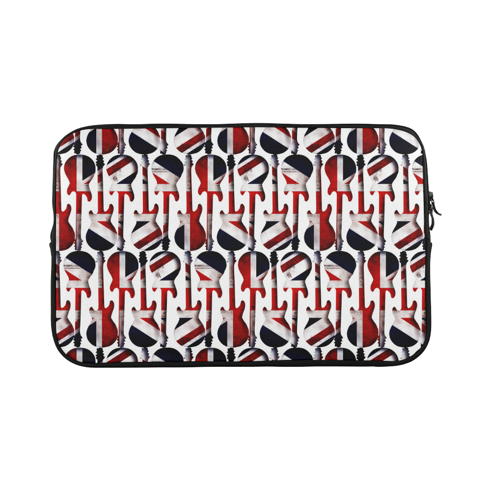 Union Jack British UK Flag Guitars Macbook Pro 17''